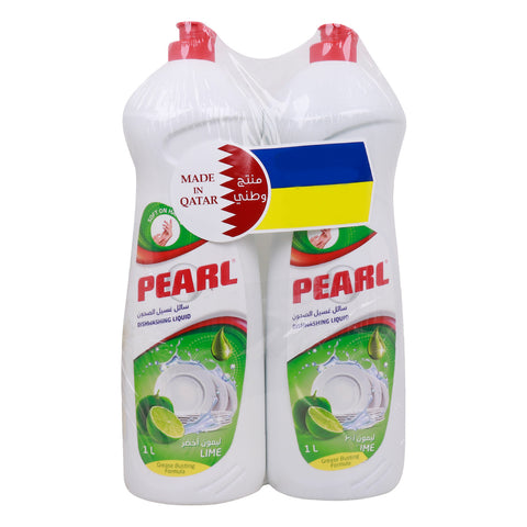 GETIT.QA- Qatar’s Best Online Shopping Website offers PEARL LIME DISHWASHING LIQUID VALUE PACK 2 X 1 LITRE at the lowest price in Qatar. Free Shipping & COD Available!