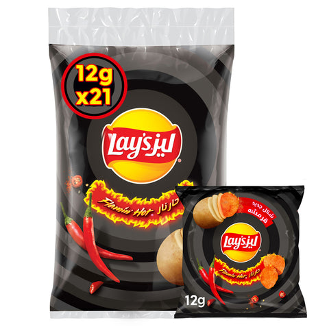 GETIT.QA- Qatar’s Best Online Shopping Website offers LAY'S FLAMING HOT POTATO CHIPS 12 G at the lowest price in Qatar. Free Shipping & COD Available!