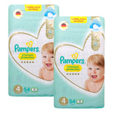 GETIT.QA- Qatar’s Best Online Shopping Website offers PAMPERS PREMIUM CARE BABY DIAPER SIZE 4 9-14 KG 2 X 54 PCS at the lowest price in Qatar. Free Shipping & COD Available!