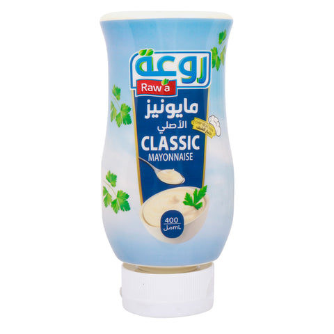 GETIT.QA- Qatar’s Best Online Shopping Website offers RAWA MAYONNAISE CLASSIC SQUEEZE-- 400 ML at the lowest price in Qatar. Free Shipping & COD Available!