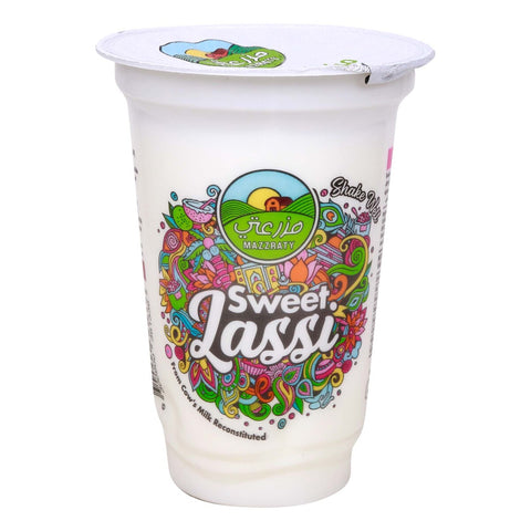GETIT.QA- Qatar’s Best Online Shopping Website offers MAZZRATY SWEET LASSI-- 180 ML at the lowest price in Qatar. Free Shipping & COD Available!