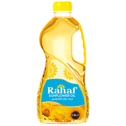 GETIT.QA- Qatar’s Best Online Shopping Website offers RAHAF SUNFLOWER OIL 1.5 LITRES at the lowest price in Qatar. Free Shipping & COD Available!
