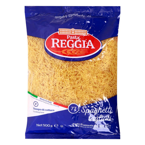 GETIT.QA- Qatar’s Best Online Shopping Website offers PASTA REGGIA SPAGHETTI TAGLIATI 500 G at the lowest price in Qatar. Free Shipping & COD Available!