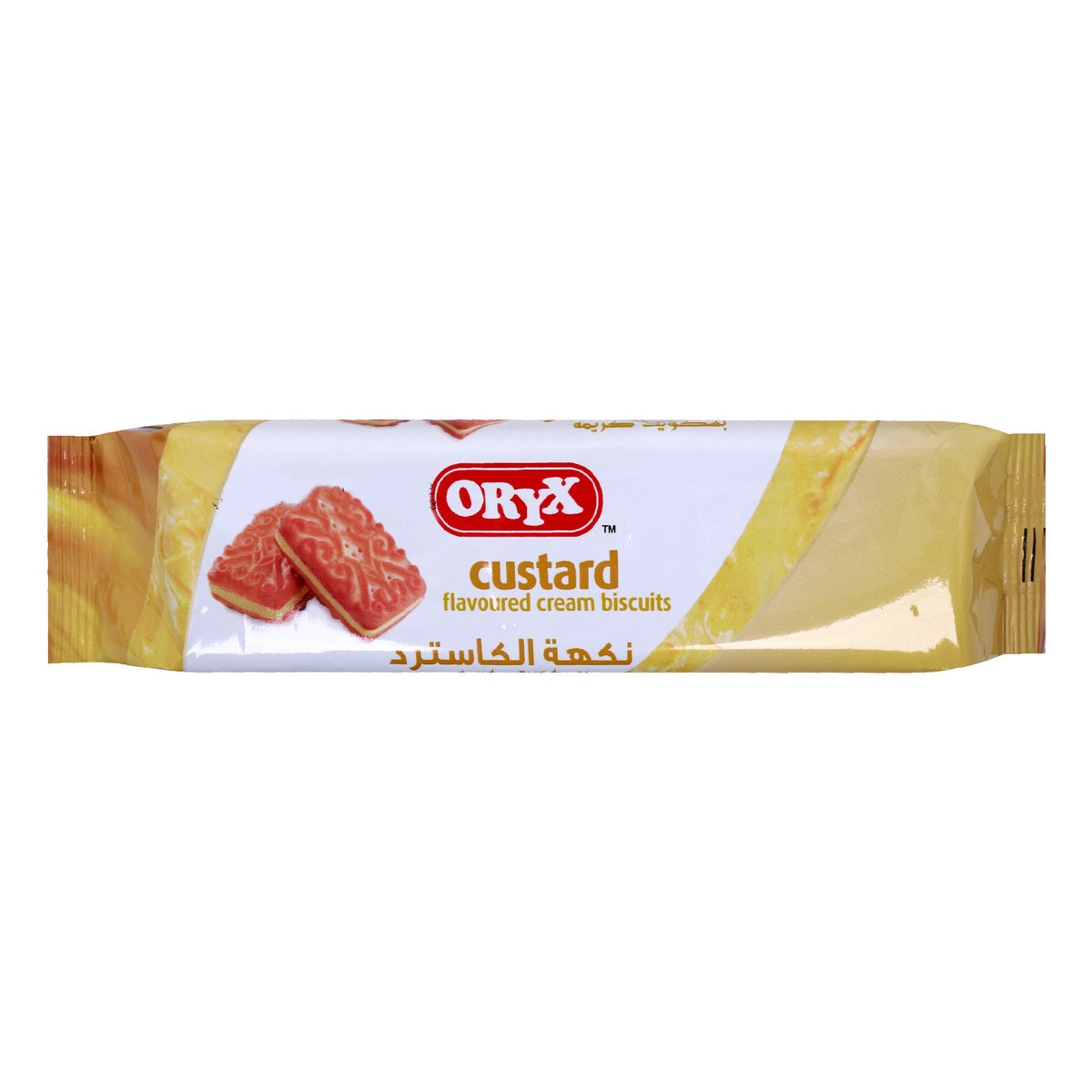 Biscuits In Qatar GETIT.QA | ORYX CUSTARD FLAVOURED CREAM BISCUIT 82 G | COD available