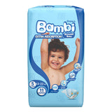 GETIT.QA- Qatar’s Best Online Shopping Website offers SANITA BAMBI BABY DIAPER REGULAR PACK SIZE-- 5 EXTRA LARGE-- 12-22 KG-- 11 PCS at the lowest price in Qatar. Free Shipping & COD Available!