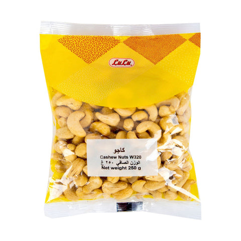 GETIT.QA- Qatar’s Best Online Shopping Website offers LULU CASHEW NUTS W320-- 250 G at the lowest price in Qatar. Free Shipping & COD Available!