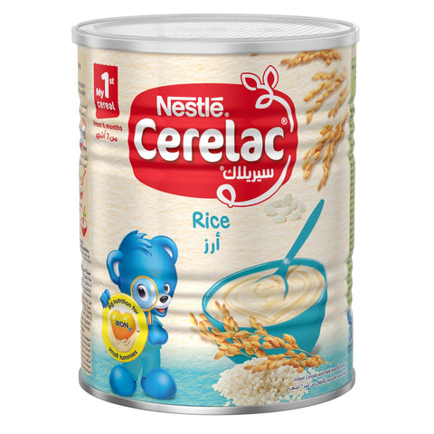 GETIT.QA- Qatar’s Best Online Shopping Website offers NESTLE CERELAC INFANT CEREALS WITH IRON + RICE FROM 6 MONTHS 400 G at the lowest price in Qatar. Free Shipping & COD Available!