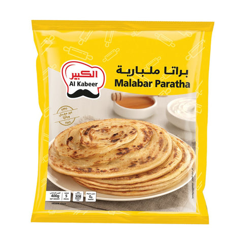 GETIT.QA- Qatar’s Best Online Shopping Website offers AL KABEER MALABAR PARATHA-- 5 PCS-- 400 G at the lowest price in Qatar. Free Shipping & COD Available!