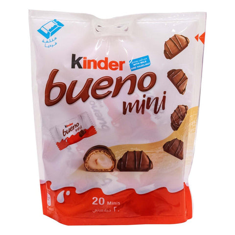 GETIT.QA- Qatar’s Best Online Shopping Website offers KINDER BUENO MINI CHOCOLATE WITH MILK & HAZELNUT 108 G at the lowest price in Qatar. Free Shipping & COD Available!