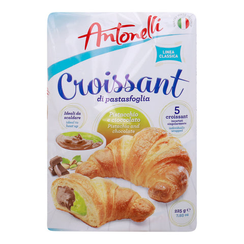 GETIT.QA- Qatar’s Best Online Shopping Website offers ANTONELLI PUFF PASTRY CROISSANT WITH PISTACHIO AND CHOCOLATE 5 X 45 G at the lowest price in Qatar. Free Shipping & COD Available!
