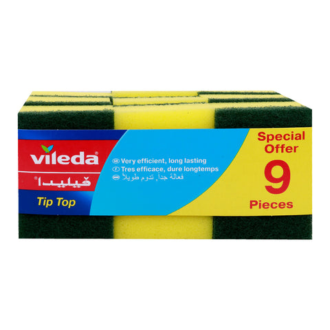 GETIT.QA- Qatar’s Best Online Shopping Website offers VILEDA TIP TOP NAIL SAVER SPONGE VALUE PACK 9 PCS at the lowest price in Qatar. Free Shipping & COD Available!