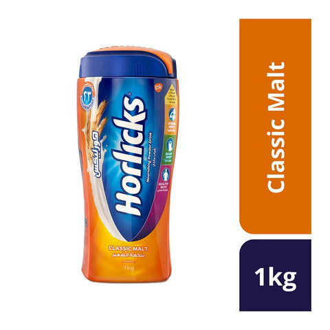 GETIT.QA- Qatar’s Best Online Shopping Website offers HORLICKS CLASSIC MALT NOURISHING POWDER DRINK VALUE PACK 1 KG at the lowest price in Qatar. Free Shipping & COD Available!