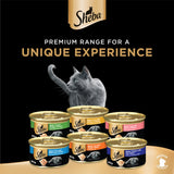 GETIT.QA- Qatar’s Best Online Shopping Website offers SHEBA SUCCULENT CHICKEN BREAST CAT FOOD 85G at the lowest price in Qatar. Free Shipping & COD Available!