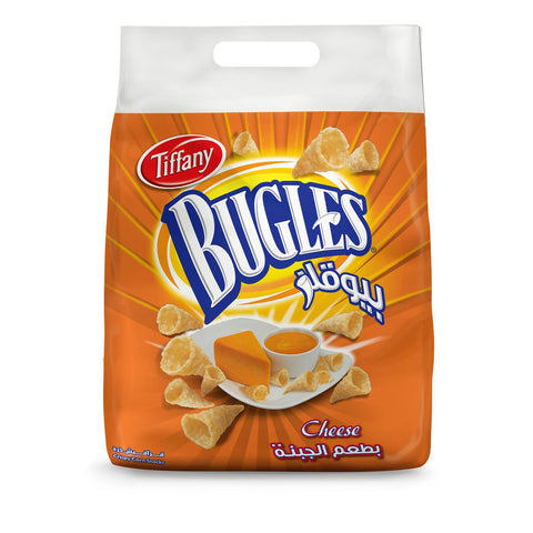 GETIT.QA- Qatar’s Best Online Shopping Website offers TIFFANY BUGLES CHEESE CORN SNACKS 22 X 10.5 G at the lowest price in Qatar. Free Shipping & COD Available!