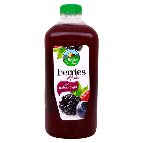 GETIT.QA- Qatar’s Best Online Shopping Website offers MAZZRATY MIXED BERRIES NECTAR 1.5 LITRES at the lowest price in Qatar. Free Shipping & COD Available!