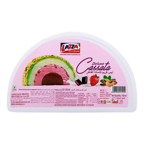 GETIT.QA- Qatar’s Best Online Shopping Website offers LAZZA DELUXE CASSATA ICE CREAM-- 150 ML at the lowest price in Qatar. Free Shipping & COD Available!