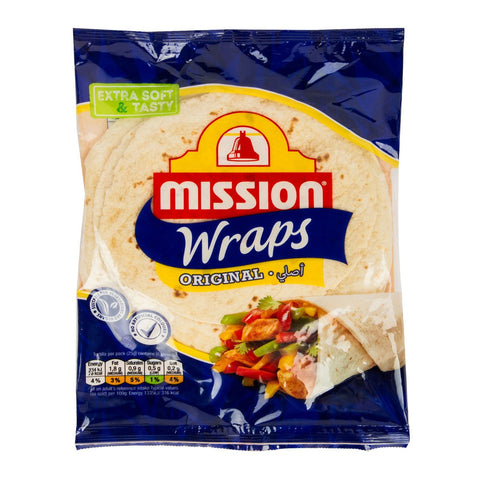 GETIT.QA- Qatar’s Best Online Shopping Website offers MISSION ORIGINAL TORTILLA WRAPS MEDIUM 8 PCS 200 G at the lowest price in Qatar. Free Shipping & COD Available!