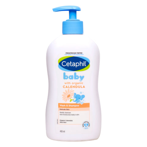 GETIT.QA- Qatar’s Best Online Shopping Website offers CETAPHIL BABY WASH & SHAMPOO WITH ORGANIC CALENDULA 400ML at the lowest price in Qatar. Free Shipping & COD Available!