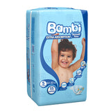 GETIT.QA- Qatar’s Best Online Shopping Website offers SANITA BAMBI BABY DIAPER REGULAR PACK SIZE-- 5 EXTRA LARGE-- 12-22 KG-- 11 PCS at the lowest price in Qatar. Free Shipping & COD Available!