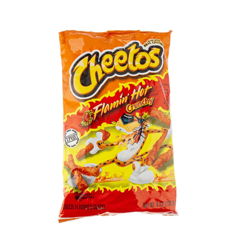 GETIT.QA- Qatar’s Best Online Shopping Website offers CHEETOS FLAMIN HOT CRUNCHY 226.8 G at the lowest price in Qatar. Free Shipping & COD Available!