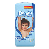GETIT.QA- Qatar’s Best Online Shopping Website offers SANITA BAMBI BABY DIAPER JUMBO PACK SIZE 5 EXTRA LARGE 12-22KG 54 PCS at the lowest price in Qatar. Free Shipping & COD Available!