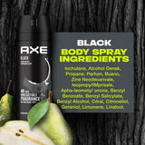GETIT.QA- Qatar’s Best Online Shopping Website offers AXE BLACK 48H FRESH BODY SPRAY DEODORANT 150 ML at the lowest price in Qatar. Free Shipping & COD Available!
