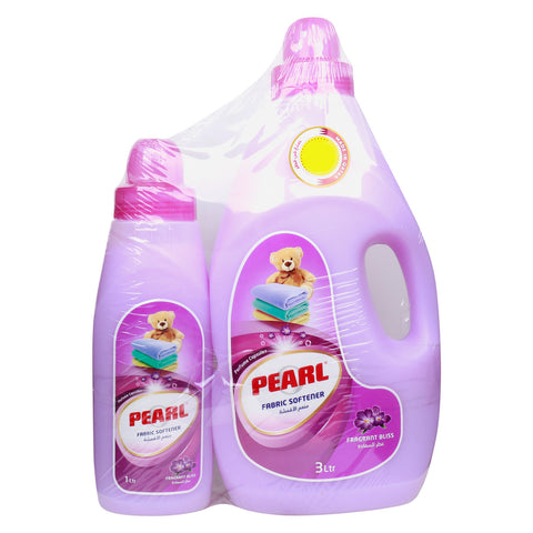 GETIT.QA- Qatar’s Best Online Shopping Website offers PEARL FRAGRANT BLISS FABRIC SOFTENER 3 LITRES + 1 LITRE at the lowest price in Qatar. Free Shipping & COD Available!