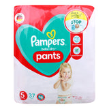 GETIT.QA- Qatar’s Best Online Shopping Website offers PAMPERS BABY-DRY NAPPY PANTS DIAPER SIZE 5 12-17 KG 37 PCS at the lowest price in Qatar. Free Shipping & COD Available!