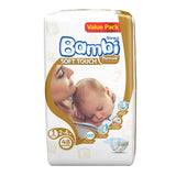 GETIT.QA- Qatar’s Best Online Shopping Website offers SANITA BAMBI BABY DIAPER VALUE PACK SIZE 1 NEWBORN 2-4KG 48 PCS at the lowest price in Qatar. Free Shipping & COD Available!