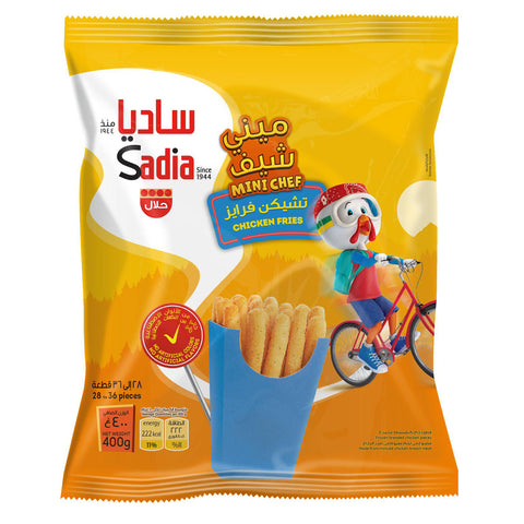 GETIT.QA- Qatar’s Best Online Shopping Website offers SADIA MINI CHEF CHICKEN FRIES 400G at the lowest price in Qatar. Free Shipping & COD Available!