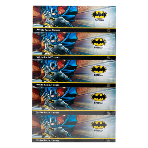 GETIT.QA- Qatar’s Best Online Shopping Website offers Batman Yellow White Facial Tissues 2ply 5 x 200 Sheets at lowest price in Qatar. Free Shipping & COD Available!