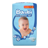 GETIT.QA- Qatar’s Best Online Shopping Website offers SANITA BAMBI BABY DIAPER JUMBO PACK SIZE 3 MEDIUM 6-11KG 70 PCS at the lowest price in Qatar. Free Shipping & COD Available!