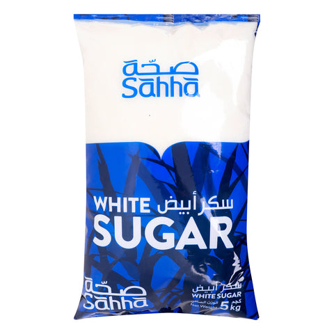 GETIT.QA- Qatar’s Best Online Shopping Website offers SAHHA WHITE SUGAR VALUE PACK 5 KG at the lowest price in Qatar. Free Shipping & COD Available!