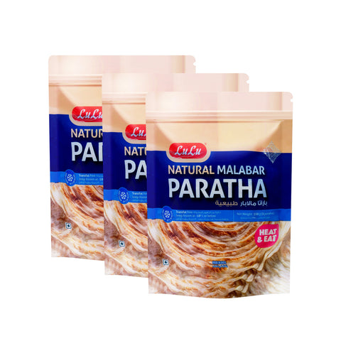 GETIT.QA- Qatar’s Best Online Shopping Website offers LULU NATURAL MALABAR PARATHA 5 PCS 3 X 350 G at the lowest price in Qatar. Free Shipping & COD Available!