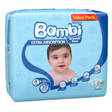 GETIT.QA- Qatar’s Best Online Shopping Website offers SANITA BAMBI BABY DIAPER VALUE PACK SIZE 4 LARGE 8-16KG 33 PCS at the lowest price in Qatar. Free Shipping & COD Available!