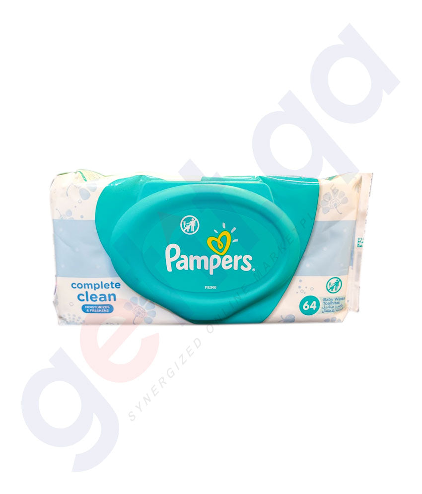 PAMPERS - PAMPERS BABY WIPES SINGLE PACK 64-WIPES