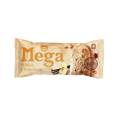 GETIT.QA- Qatar’s Best Online Shopping Website offers NESTLE MEGA WHITE CHOCOLATE & ALMOND ICE CREAM STICK 95ML at the lowest price in Qatar. Free Shipping & COD Available!