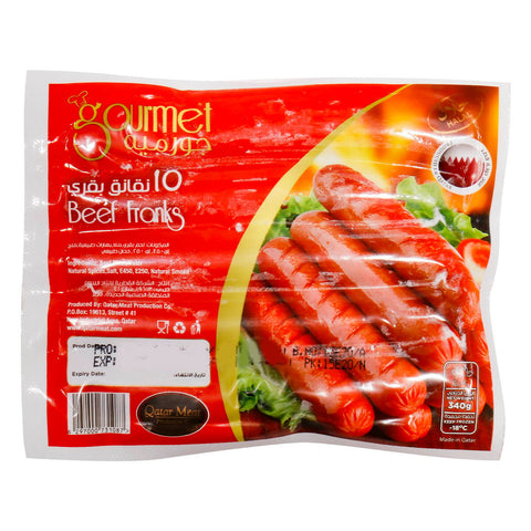 GETIT.QA- Qatar’s Best Online Shopping Website offers GOURMET BEEF FRANKS 340G at the lowest price in Qatar. Free Shipping & COD Available!