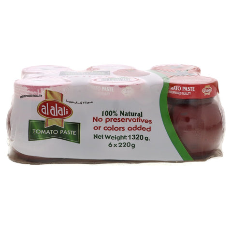 GETIT.QA- Qatar’s Best Online Shopping Website offers AL ALALI NATURAL TOMATO PASTE 6 X 220 G at the lowest price in Qatar. Free Shipping & COD Available!