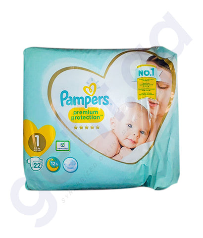 PAMPERS PREMIUM CARE SIZE-1 (22 PIECES)