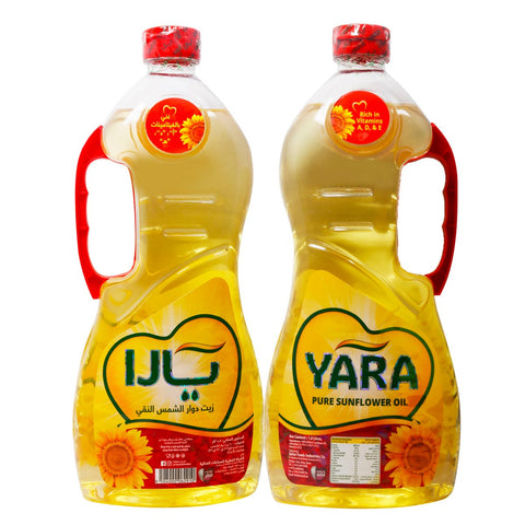 GETIT.QA- Qatar’s Best Online Shopping Website offers YARA SUNFLOWER OIL 2 X 1.8LITRE at the lowest price in Qatar. Free Shipping & COD Available!