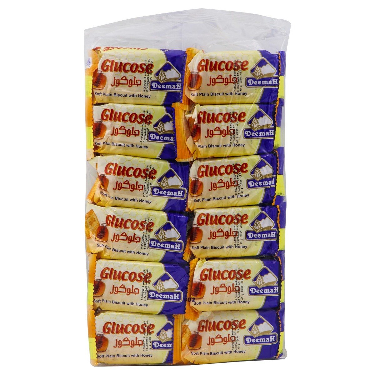 Biscuits In Qatar GETIT.QA | DEEMAH GLUCOSE BISCUIT 12 X 40G | COD available