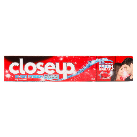 GETIT.QA- Qatar’s Best Online Shopping Website offers Closeup Gel Toothpaste Red Hot 145ml at lowest price in Qatar. Free Shipping & COD Available!