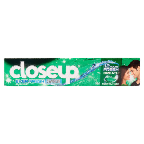 GETIT.QA- Qatar’s Best Online Shopping Website offers CLOSEUP GEL TOOTHPASTE MENTHOL FRESH 145ML at the lowest price in Qatar. Free Shipping & COD Available!