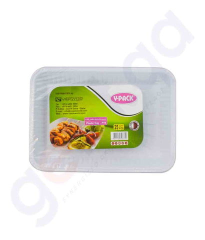 Buy V-Pack Square Plate Size No 4- 25pcs/Pkt in Doha Qatar