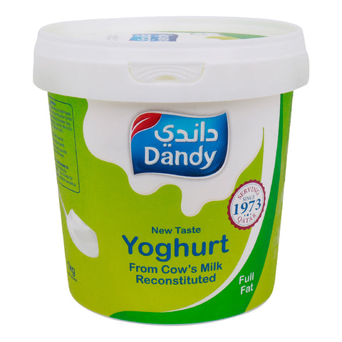 GETIT.QA- Qatar’s Best Online Shopping Website offers Dandy Full Fat New Taste Fresh Yoghurt 1 kg at lowest price in Qatar. Free Shipping & COD Available!