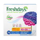 GETIT.QA- Qatar’s Best Online Shopping Website offers SANITA FRESHDAYS DAILY COMFORT LONG PANTY LINERS 52PCS + 20PCS at the lowest price in Qatar. Free Shipping & COD Available!