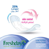 GETIT.QA- Qatar’s Best Online Shopping Website offers SANITA FRESHDAYS DAILY COMFORT LONG PANTY LINERS 52PCS + 20PCS at the lowest price in Qatar. Free Shipping & COD Available!