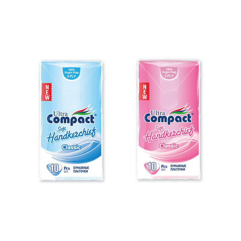 GETIT.QA- Qatar’s Best Online Shopping Website offers ULTRA COMPACT POCKET TISSUE CLASSIC 10PCS at the lowest price in Qatar. Free Shipping & COD Available!
