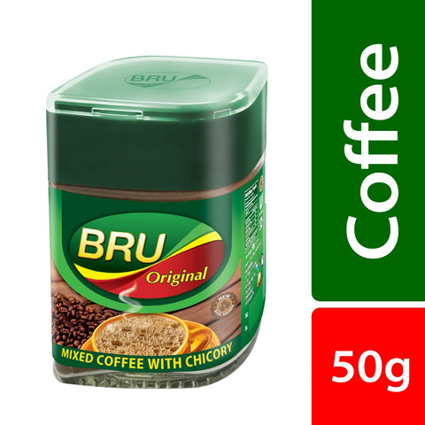GETIT.QA- Qatar’s Best Online Shopping Website offers BRU ORIGINAL INSTANT COFFEE 50 G at the lowest price in Qatar. Free Shipping & COD Available!